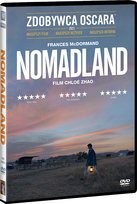 Okładka filmu, pt."Nomadland"