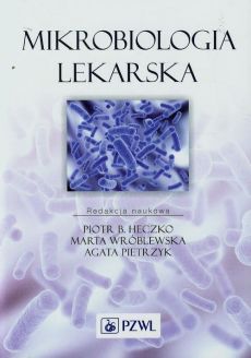 Okładka książki, pt. "Mikrobiologia lekarska ".