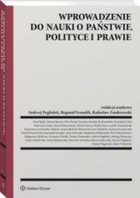 Okładka książki, pt. "Wprowadzenie do nauki o państwie, polityce i prawie ".