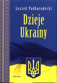 Okładka książki, pt. "Dzieje Ukrainy"