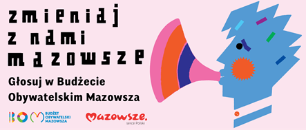 Infografika zachęcająca do głosowania w projekcie Zmieniaj z nami Mazowsze.