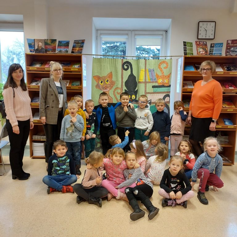 Dzieci z Publicznego Przedszkola Nr 26 w Radomiu z wizytą w naszej bibliotece.