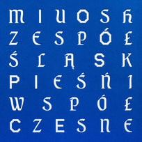 Zdjęcie okładki płyty, pt. "Pieśni współczesne "