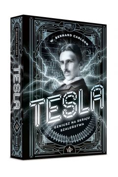 Okładka książki, pt."Tesla"