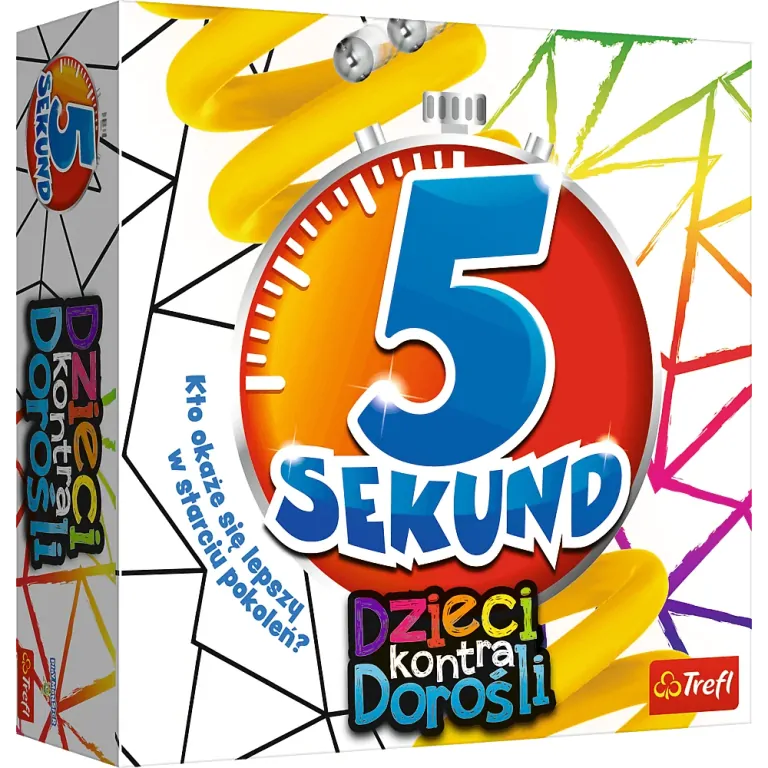 Okładka gry dydaktycznej pt. "5 Sekund. Dzieci kontra dorośli"