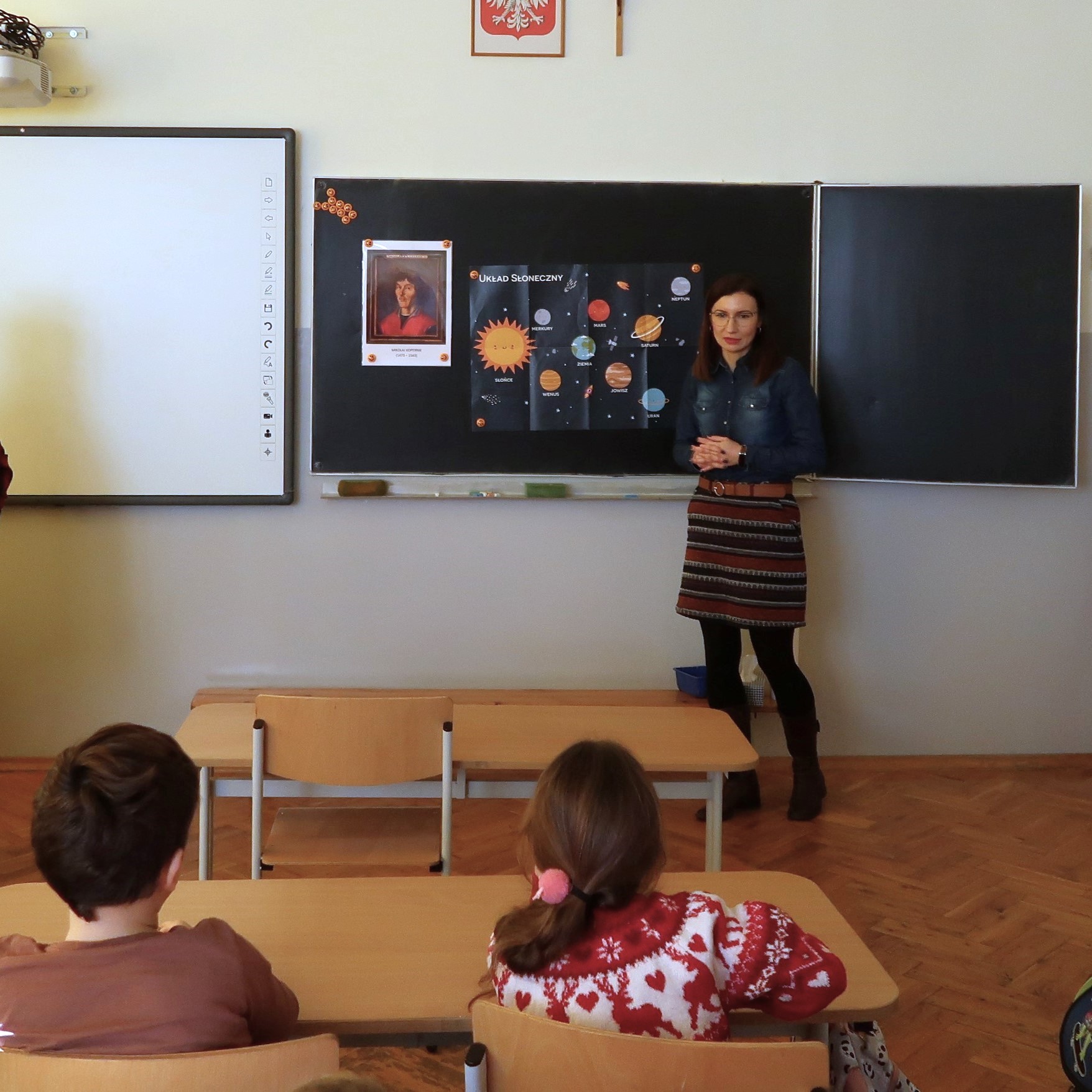 Spotkanie z Mikołajem Kopernikiem z PSP w Zakrzewie