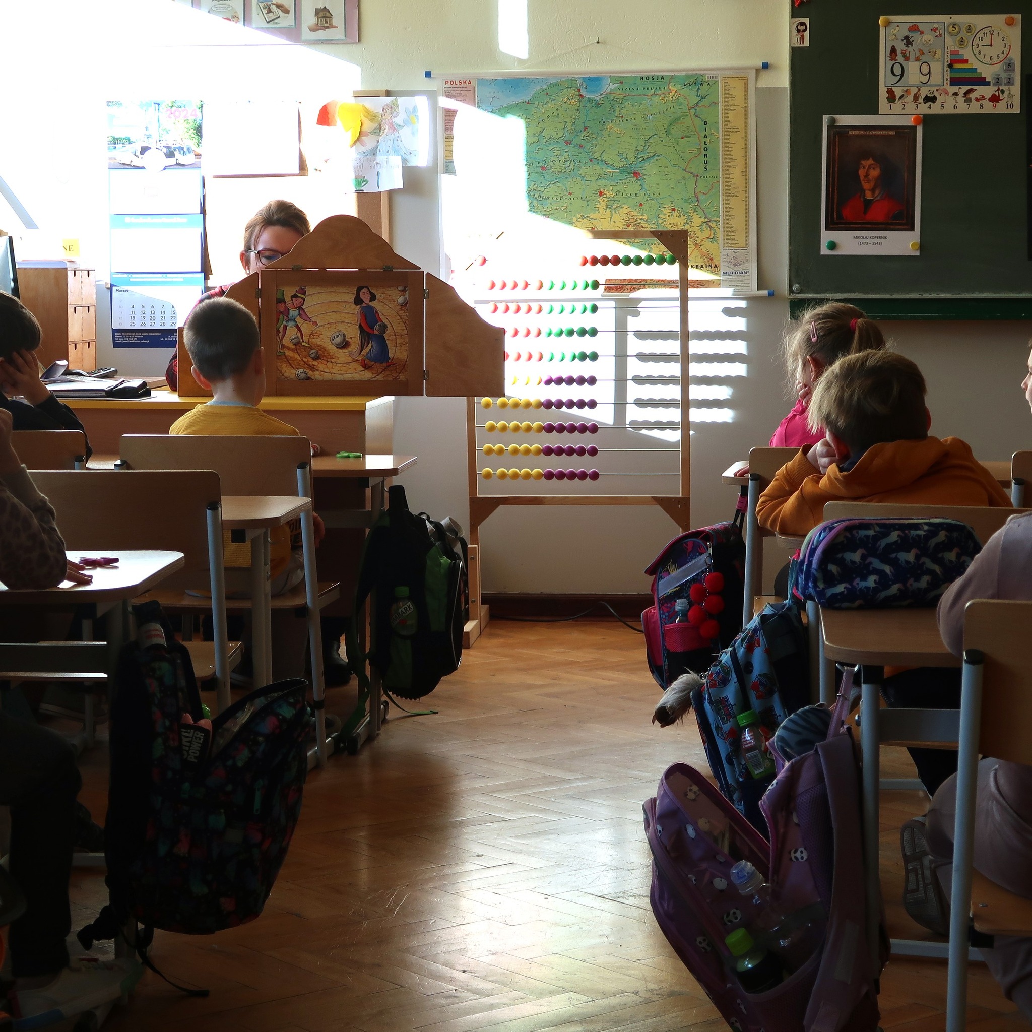 Spotkanie z Mikołajem Kopernikiem z PSP w Zakrzewie