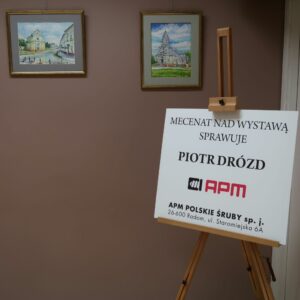 Wernisaż wystawy malarstwa Zbigniewa Rutkowskiego