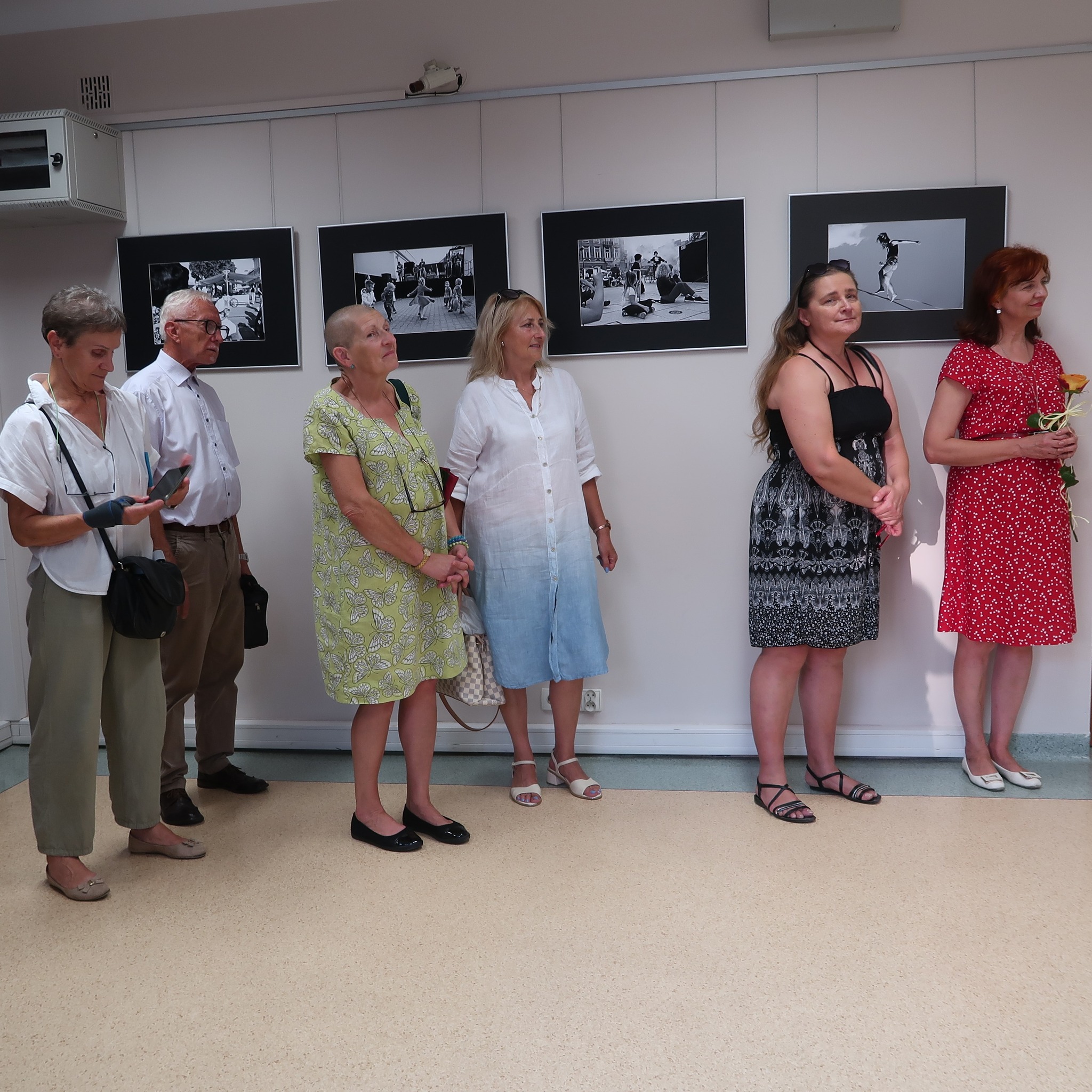 Uczestnicy wernisażu