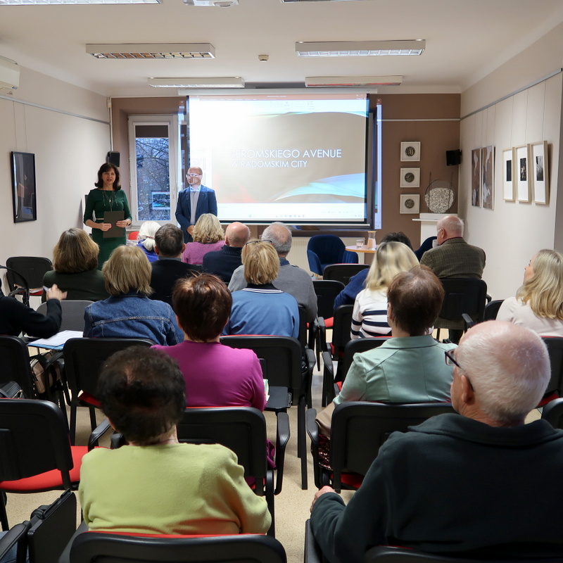 100 lat ulicy Żeromskiego w Radomiu - spotkanie z Pawłem Korbą