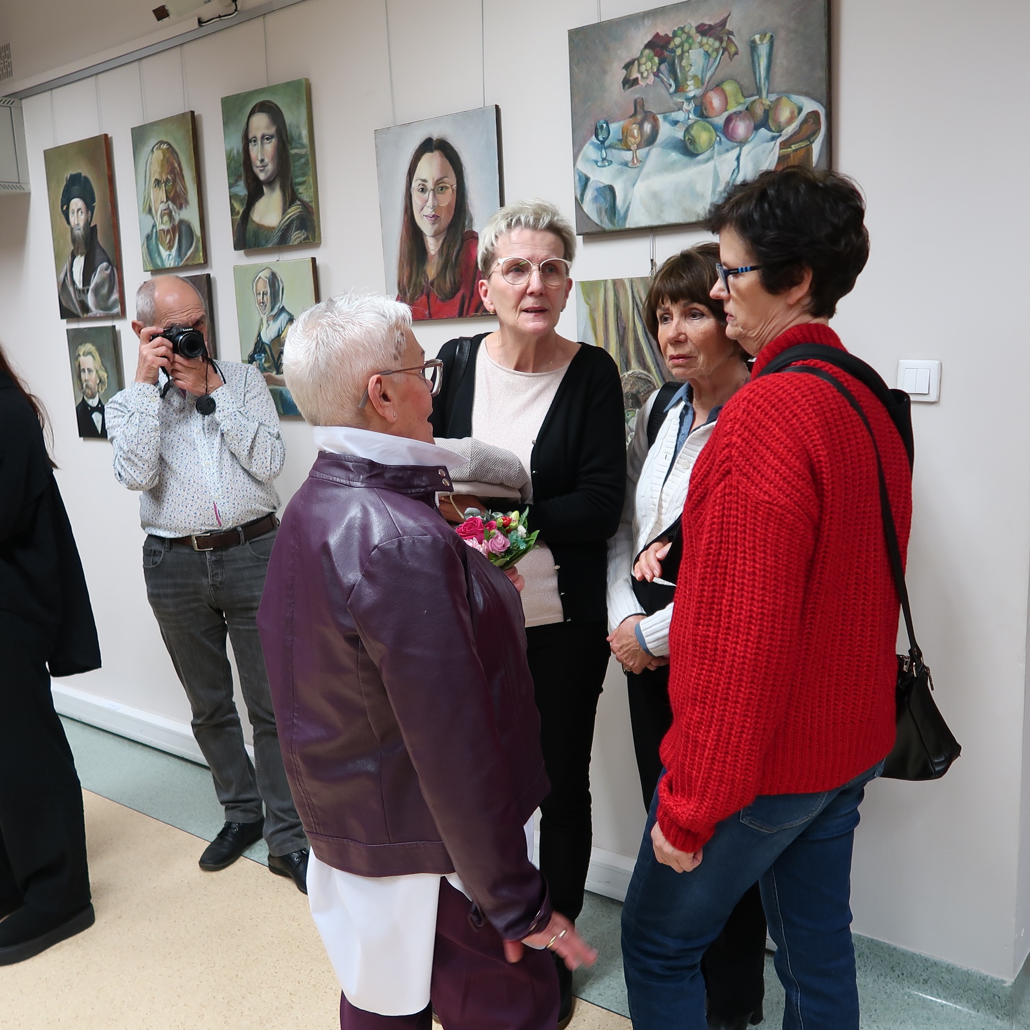 "Oblicza" wystawa studentek Uniwersytetu Trzeciego Wieku Uniwersytetu Radomskiego