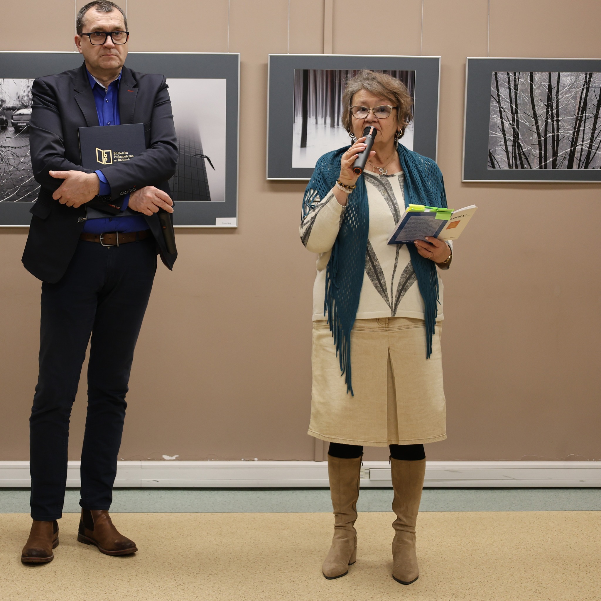 Wernisaż wystawy Barbary Polakowskiej i Pani Teresy Okrój