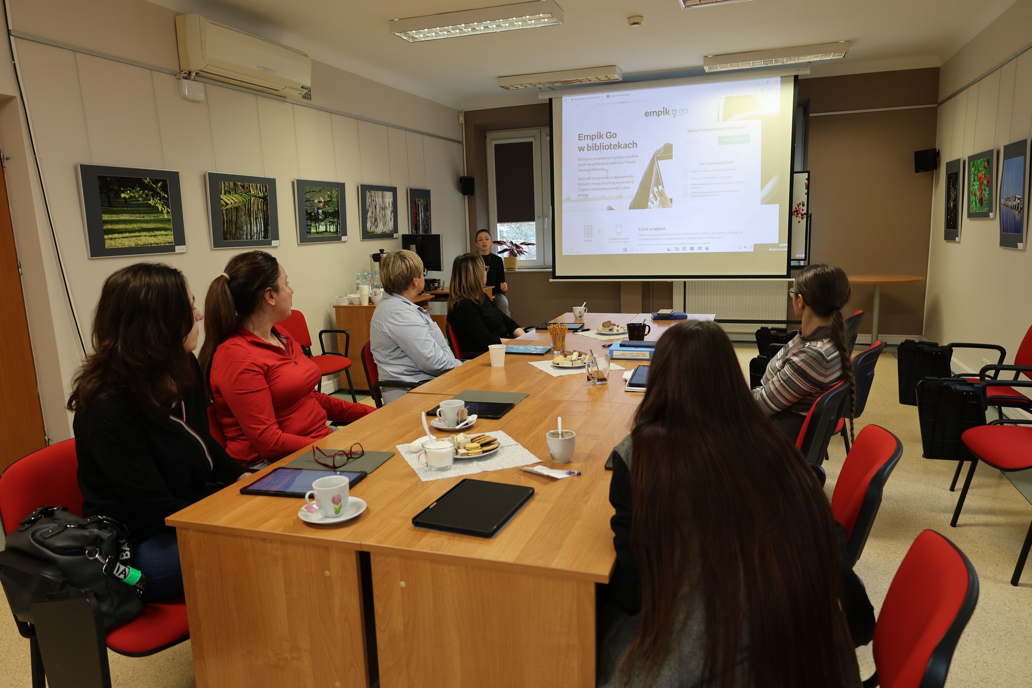 Spotkanie członków Siecie Współpracy i Samokształcenia nauczycieli bibliotekarzy