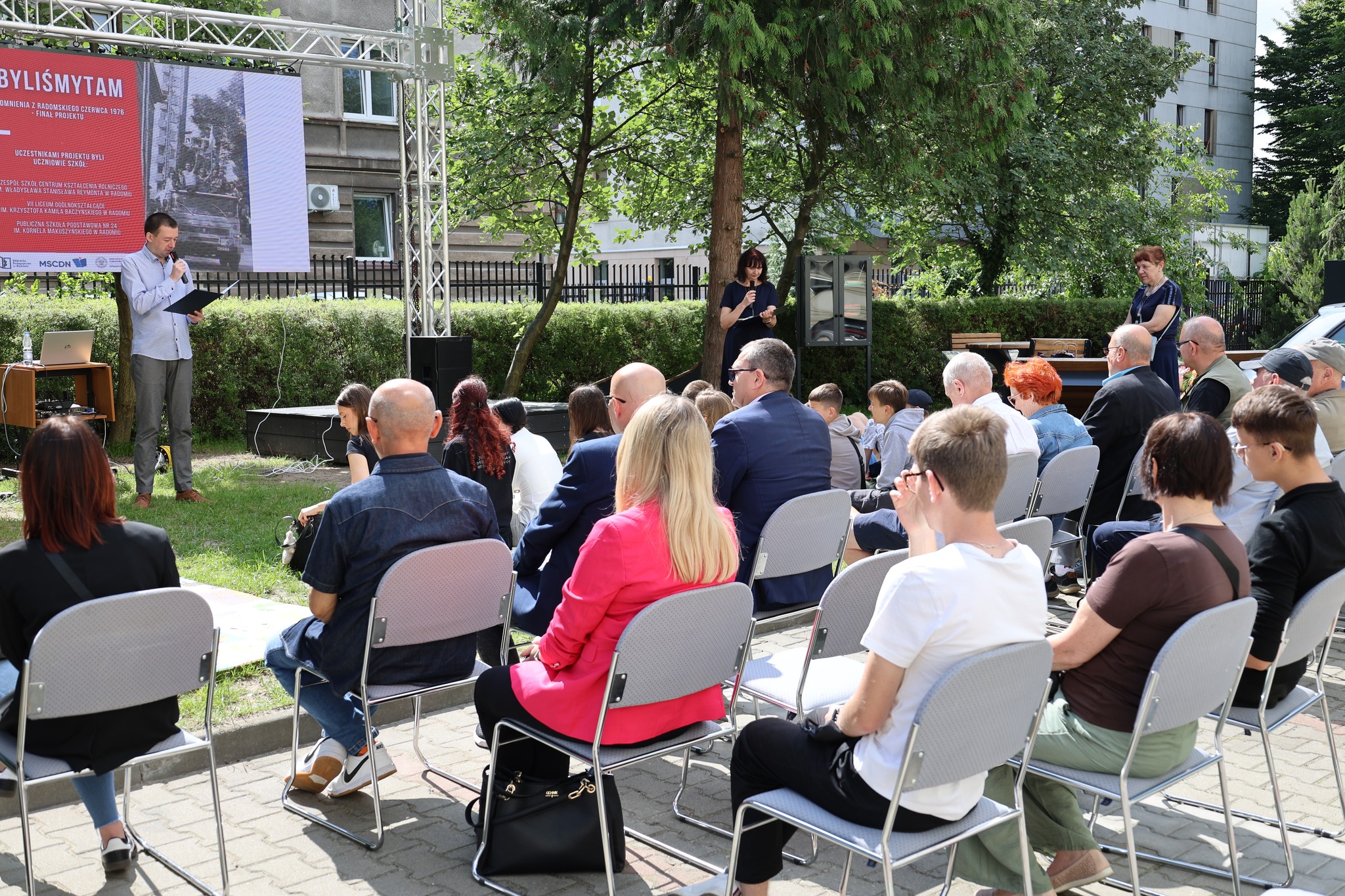 bylismy-tam-1 Zakończenie projektu edukacyjnego "Byliśmy tam - wspomnienia z Radomskiego Czerwca 1976".