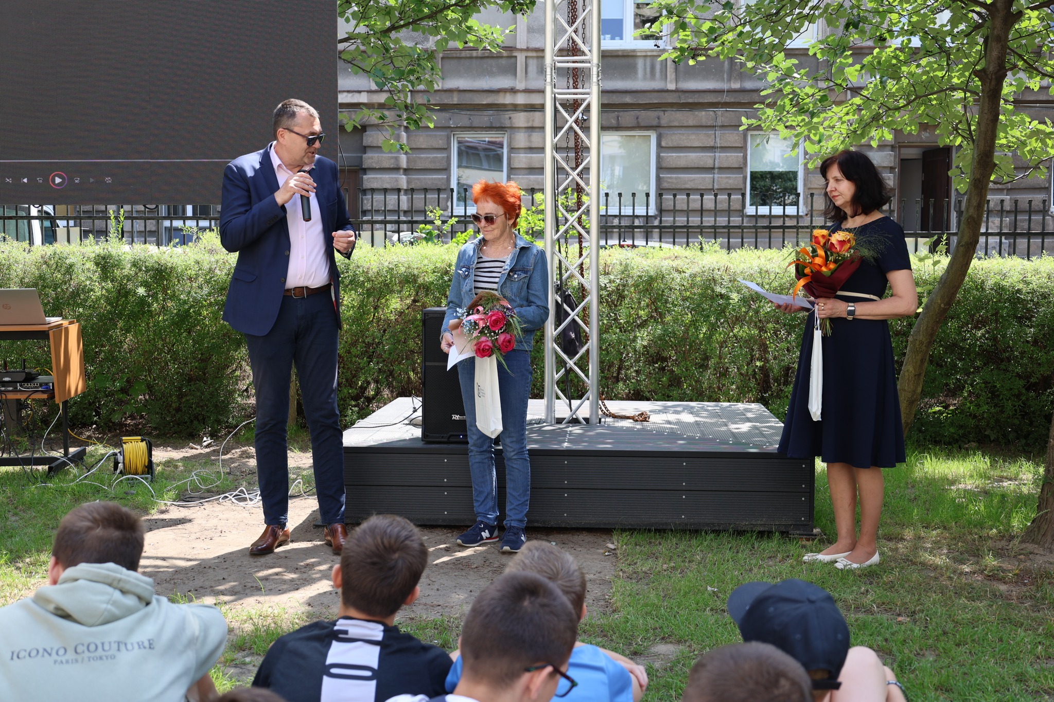 Zakończenie projektu edukacyjnego "Byliśmy tam - wspomnienia z Radomskiego Czerwca 1976".