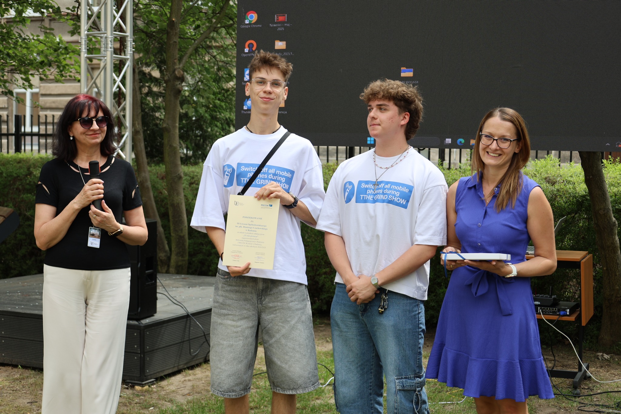 Zakończenie projektu edukacyjnego "To nas porusza"