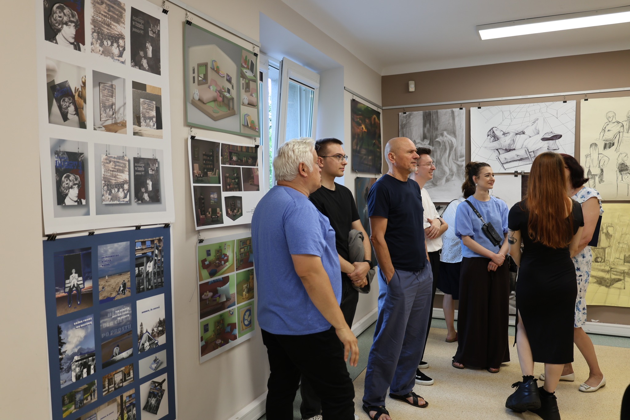 "3 pracownie" - wernisaż wystawy studentów Wydziału Sztuki Uniwersytetu Radomskiego