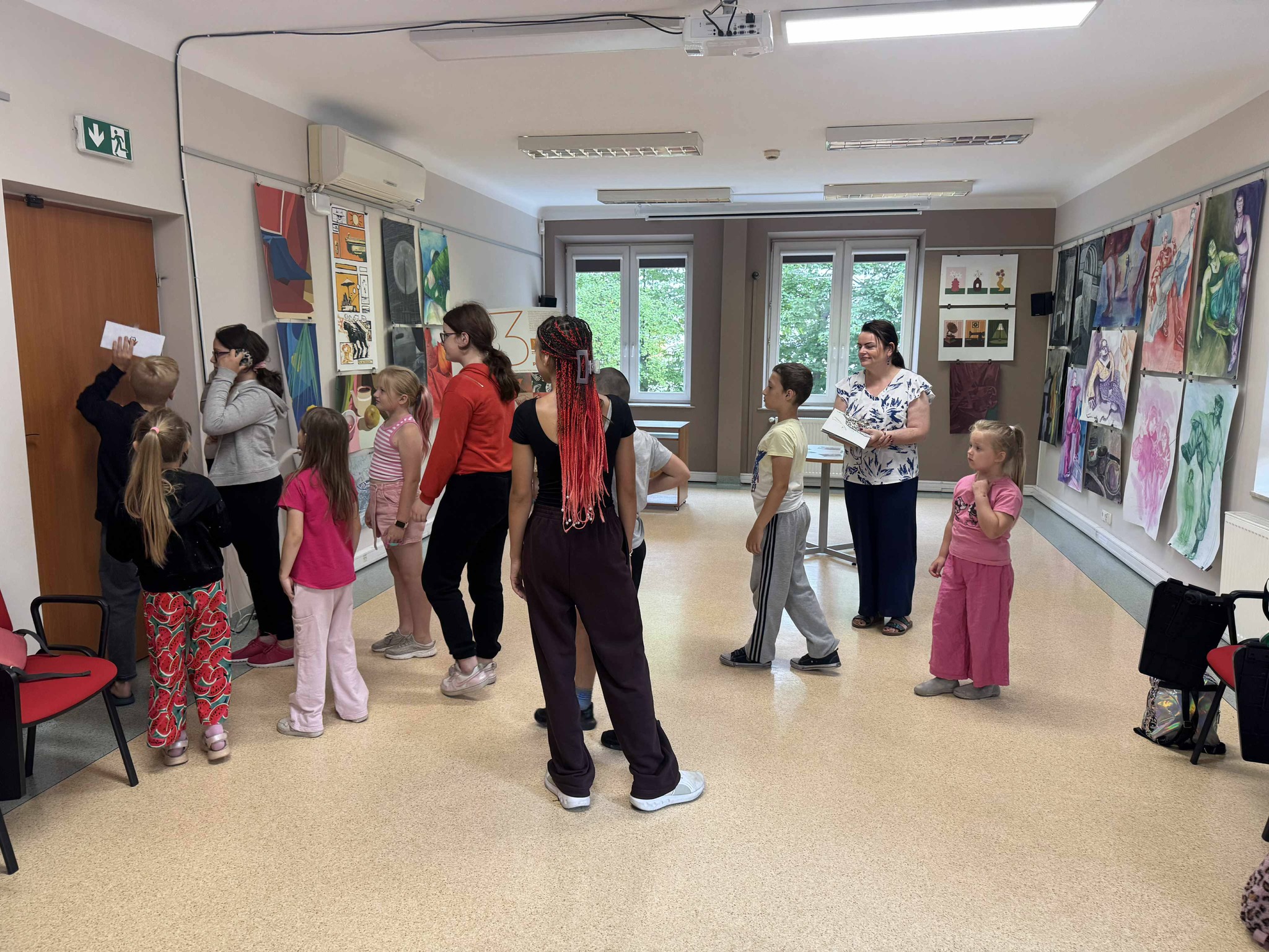 Gra biblioteczna podopiecznych Stowarzyszenia Arka z Radomia