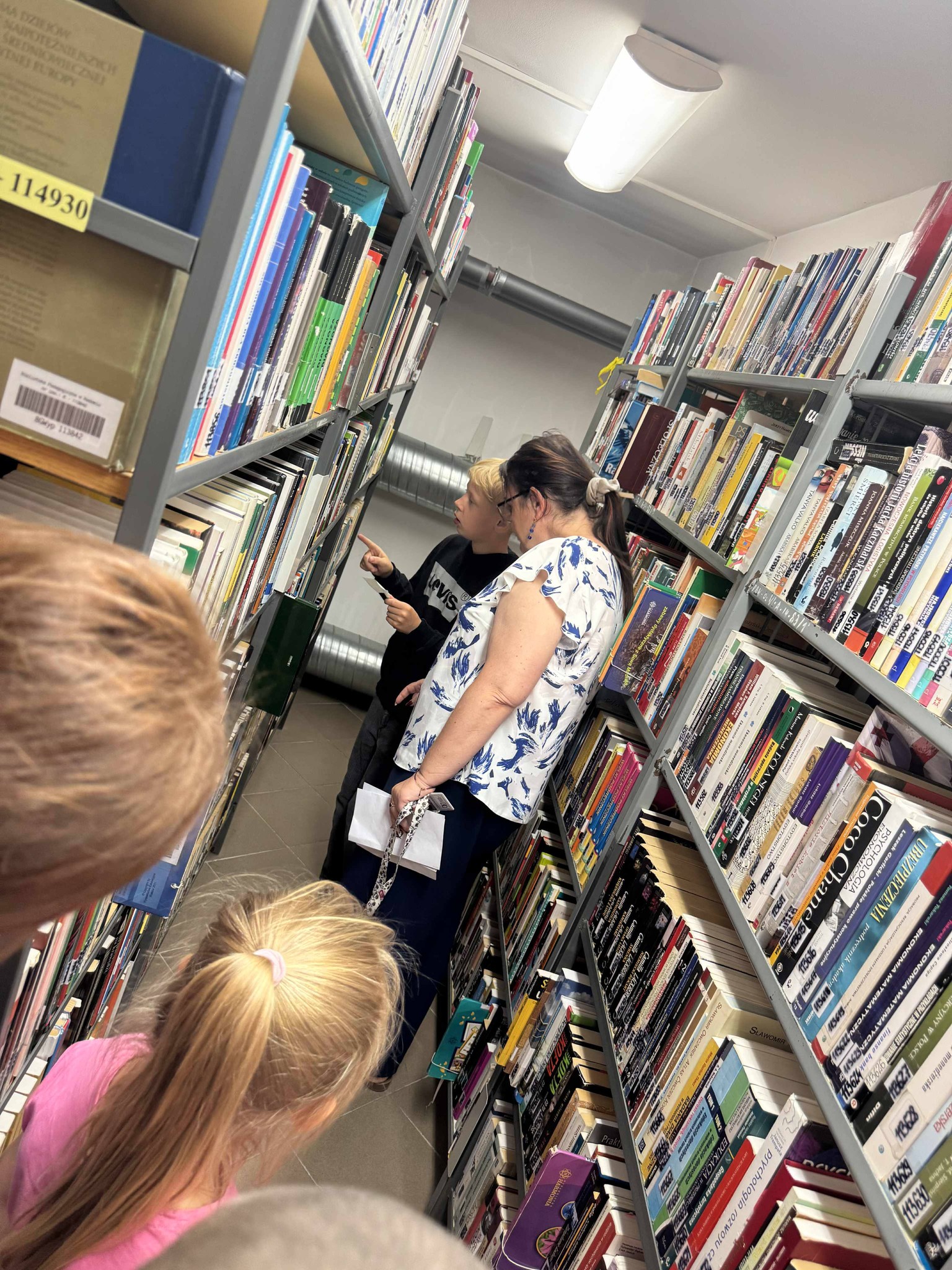 Gra biblioteczna podopiecznych Stowarzyszenia Arka z Radomia