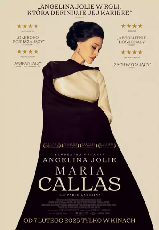 Okładka filmu, pt. "Maria Callas".