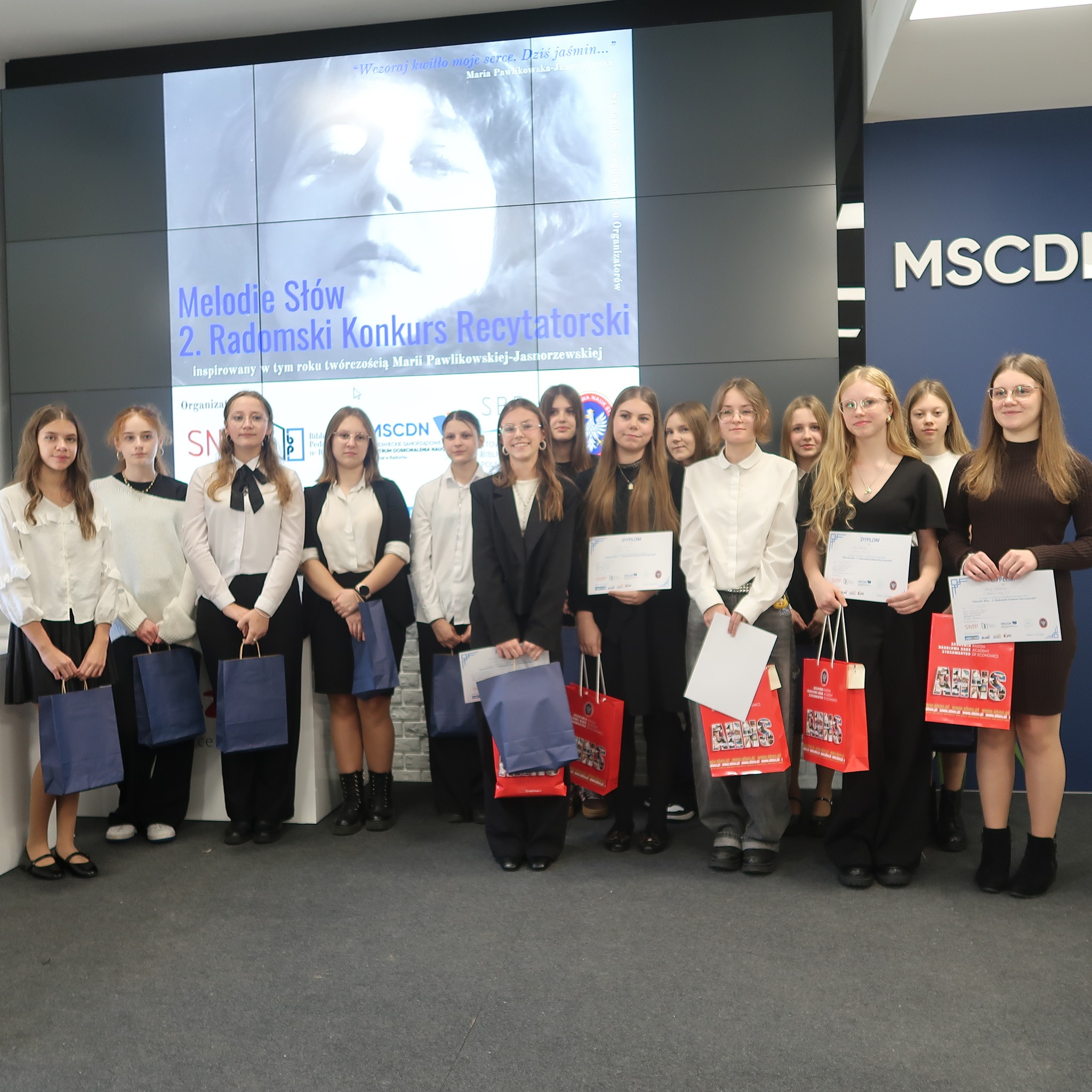 Finał II edycji Melodii Słów - Radomskiego Konkursu Recytatorskiego