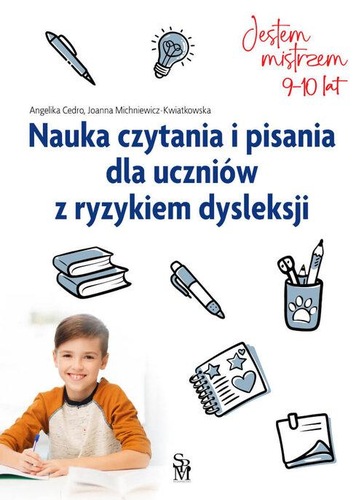 Okładka książki, pt. "Nauka czytania dla uczniów z ryzykiem dysleksji".
