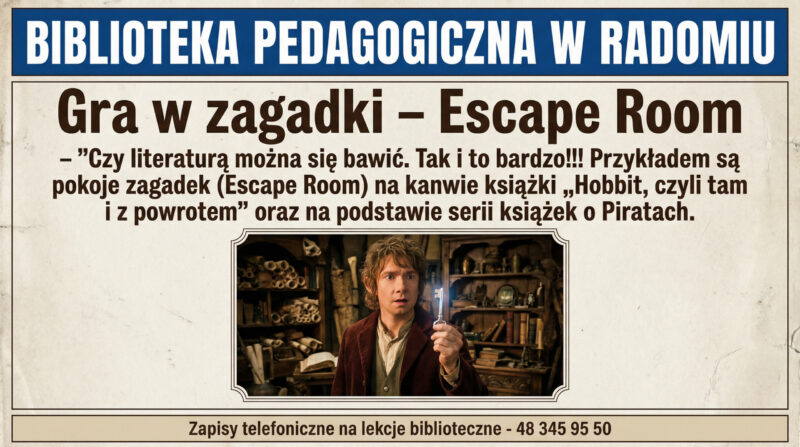 Infografika - gra w zagadki - Hobbit, czyli tm i z powrotem