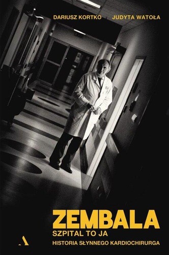 Okładka książki, pt."Zembala".