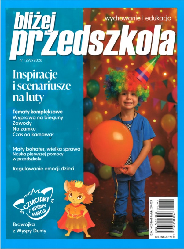 okładka czasopisma pt. "Bliżej Przedszkola".