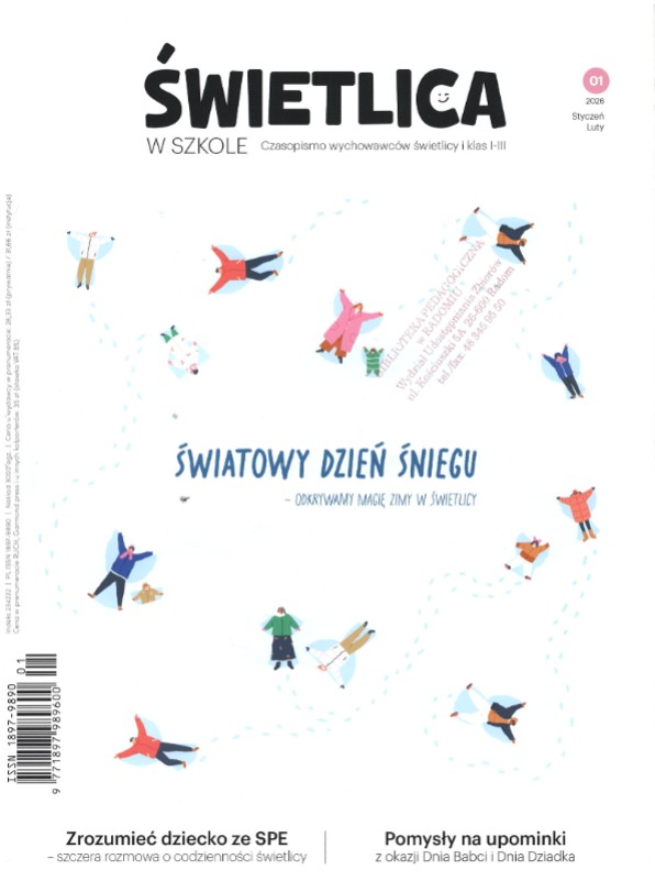 okładka czasopisma pt. "Świetlica w Szkole".