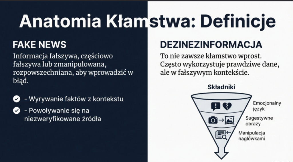infografika: definicja fdezinformacji
