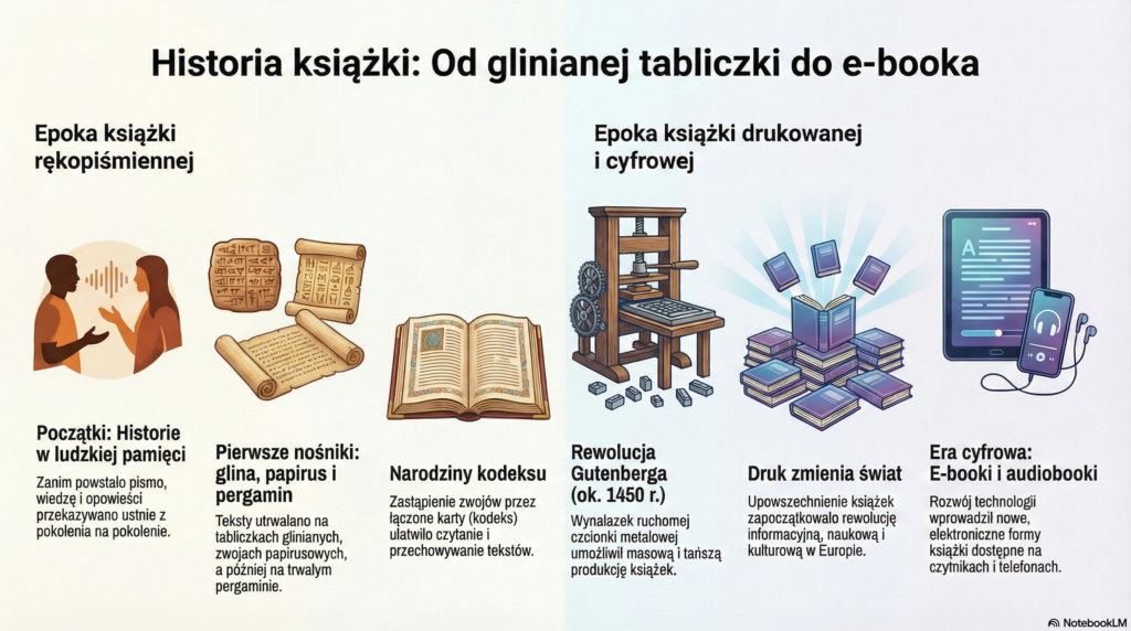 infografika: Historia książki