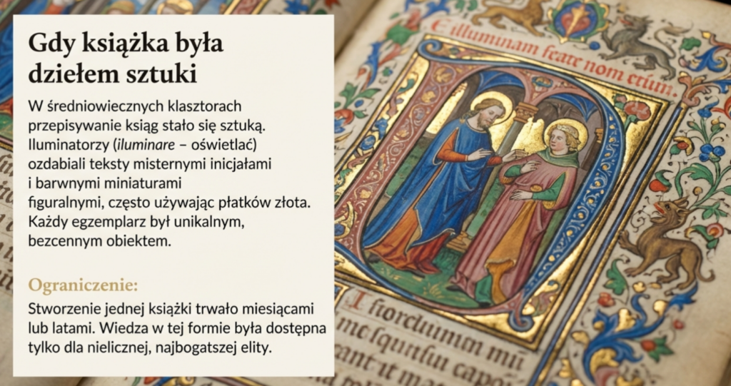 infografika: książka dziełem sztuki