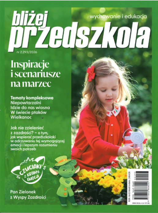 okładka czasopisma, pt. "Bliżej Przedszkola".