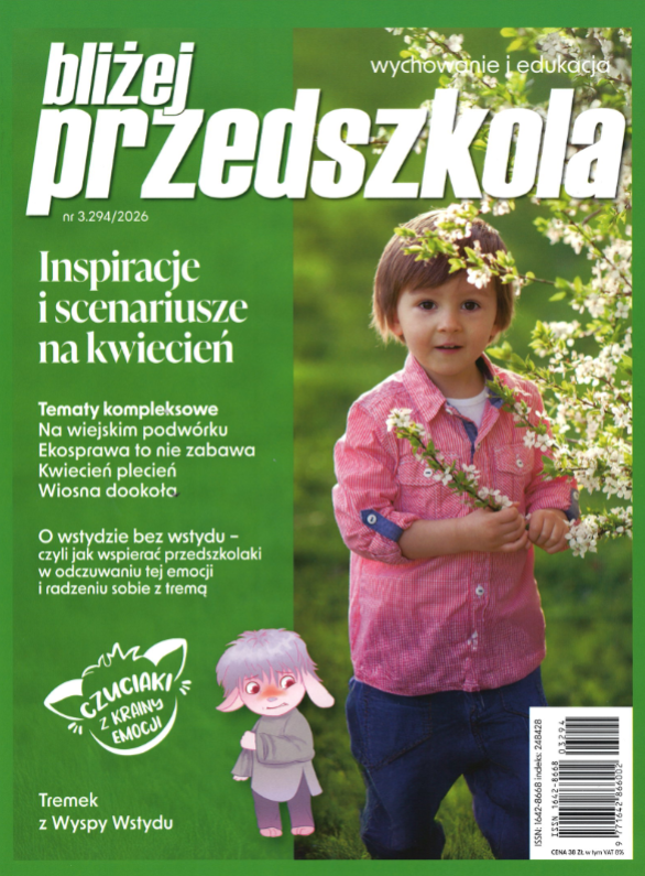 okładka czasopisma pt. "Bliżej Przedszkola".