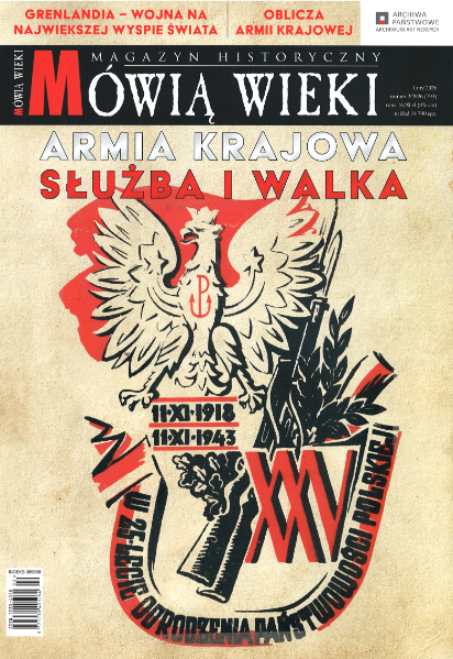 okładka czasopisma pt. "Mówią Wieki"