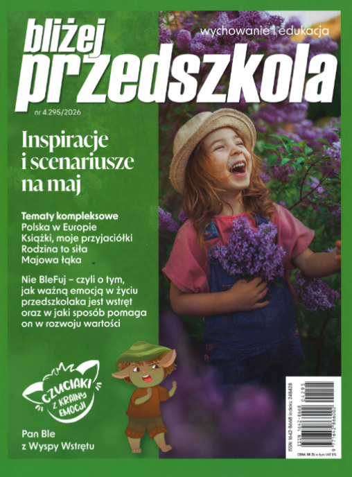 okładka czasopisma pt. "Bliżej Przedszkola" numer 4 z 2026