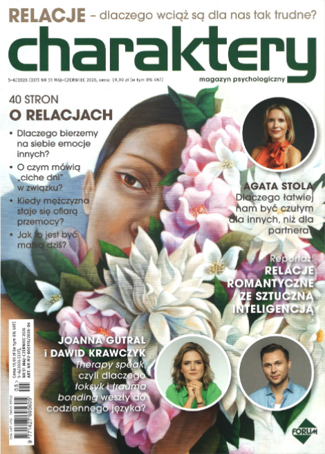 okładka czasopisma pt. "Charaktery" numer 5-6 / 2026