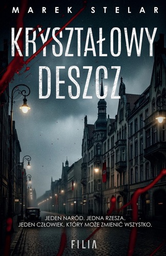 okładka książki, pt. "Kryształowy deszcz".