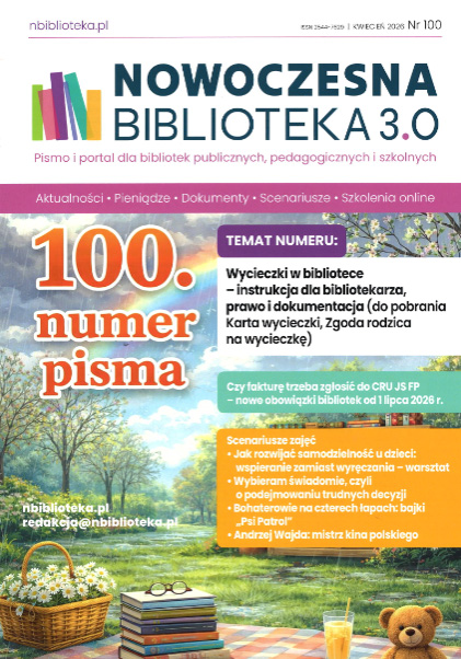 okładka czasopisma pt. "Nowoczesna Biblioteka 3.0"
