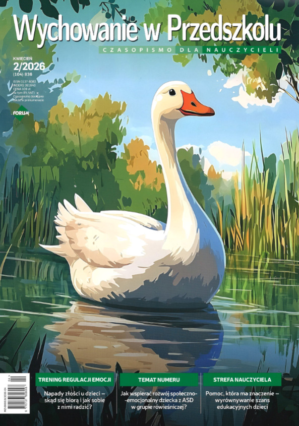 okładka czasopisma pt. "Wychowanie Przedszkolne".