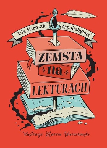 okładka książki, pt. "Zemsta na lekturach ".
