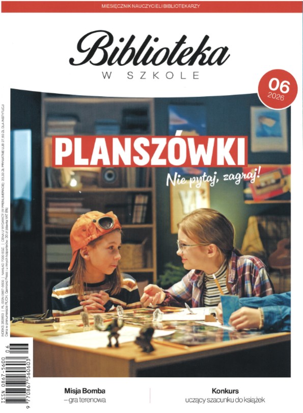 okładka czasopisma pt. "Biblioteka w Szkole" nr 6/2026