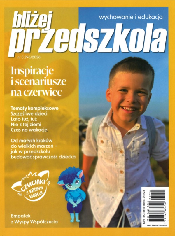 okładka czasopisma pt. "Bliżej Przedszkola".