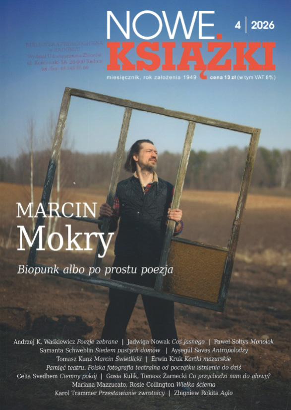 okładka czasopisma, tp. "Nowe Książki" 4/2026