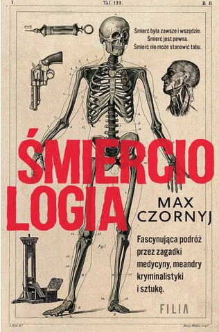 okładka książki, pt. "Śmierciologia".