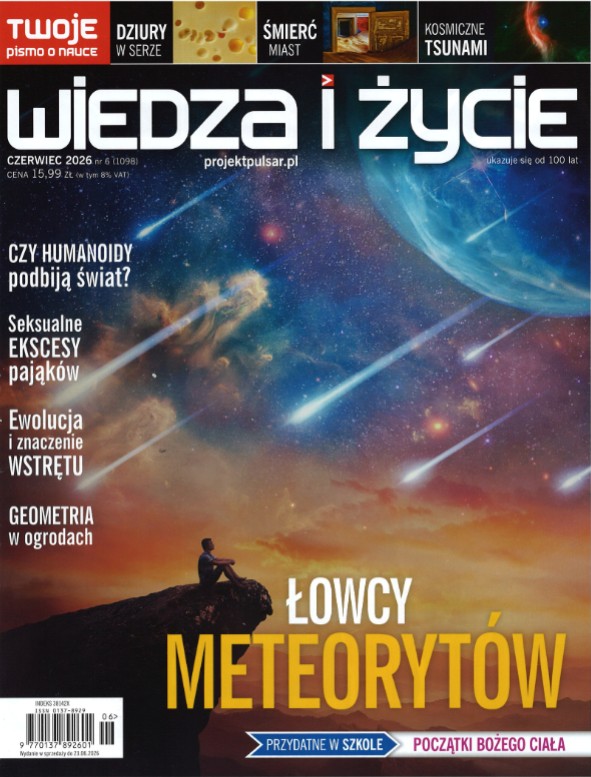 okładka czasopisma pt. "Wiedza i Życie".