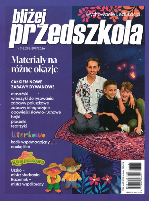 okładka czasopisma pt. "Bliżej Przedszkola"