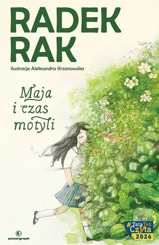 okładka książki, pt. "Maja i czas motyli".