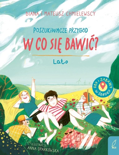 okładka książki, pt. "W co się bawić? : lato".